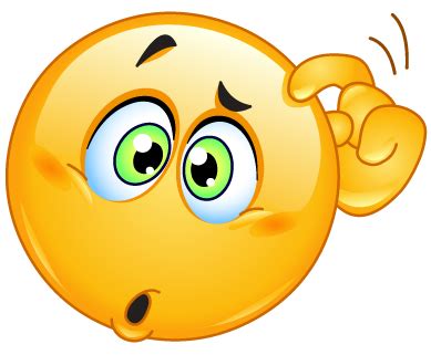 Head Scratch Emoticon | Free download on ClipArtMag