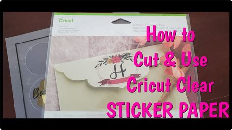 Image result for Using Print Then Cut with Clear Sticker Paper