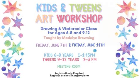 Kids (6-8 Years) Art Workshop, 515 W Main St, Waxahachie, TX, United ...