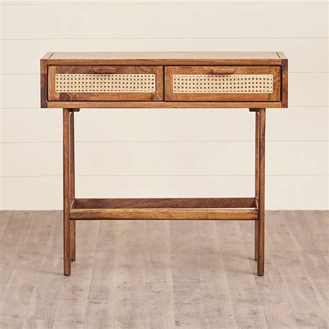 Buy Cane Connection Sheesham Wood Console Table - Brown from Home ...