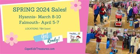 Cape Kids Treasures Spring 2024 Hyannis Consignment Sale, Southwind ...
