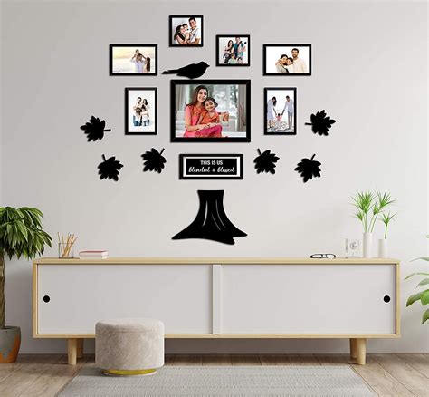 Family Tree Collage Photo Frames For Wall Decor Set – onlineframing