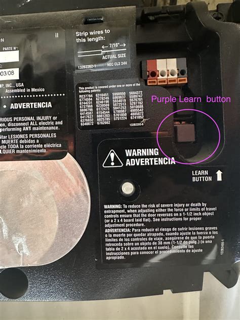 Lift Master Keypad Setup 的图像结果