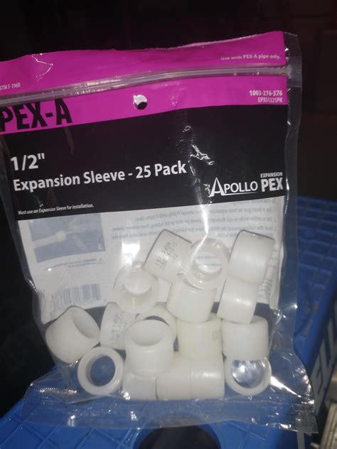 PEX A 1/2" Expansion Fittings leaking immediately : r/Plumbing