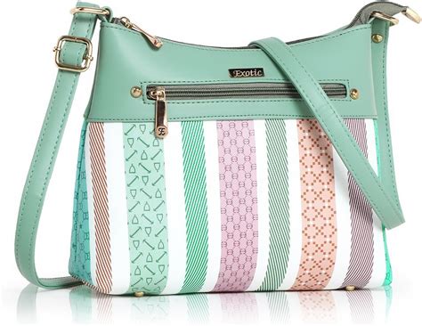 Buy EXOTIC Women stich quilted Women Sling bag Green at Amazon.in