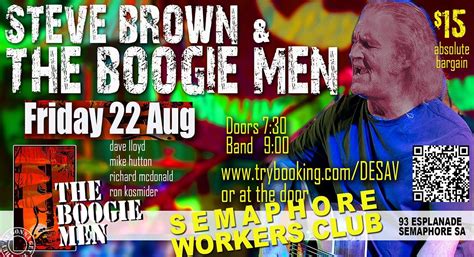 The Boogie Men at the Semaphore Workers Club, Semaphore Workers Club ...