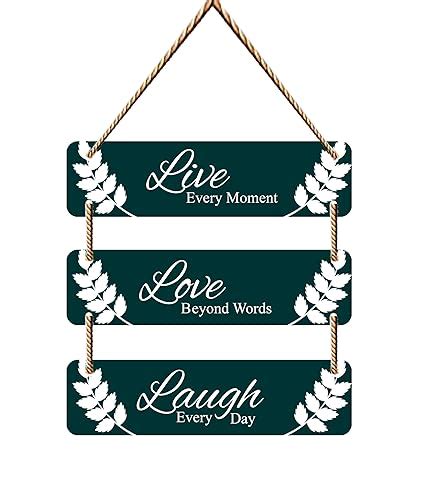 SAF Motivational Mdf Wooden Wall Hanging Home Decor Plates, Wall ...