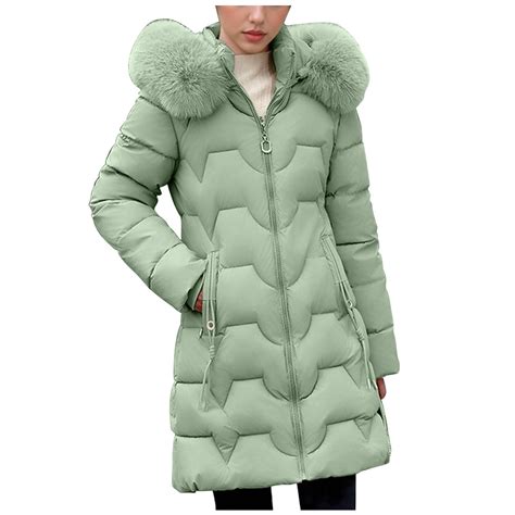 qucoqpe Winter Clothing for Women Trendy Elegant Winter Long Parka ...