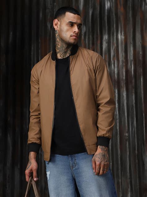 Men's Lightweight Light Winter Bomber Reversible Jacket - High Star x ...