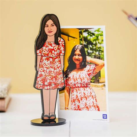 Buy Photo Personalized Printed Acrylic Full Length Caricature Cutout ...