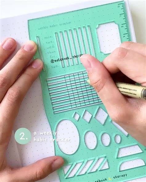 Shop Bullet Journal Stencils | Create Aesthetic Spreads in Minutes