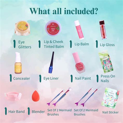 Unicorn Travel Beauty kit Pack of 13