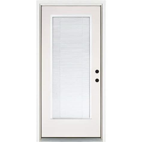 MP Doors White Full-Lite Blinds Fiberglass Prehung Front India | Ubuy