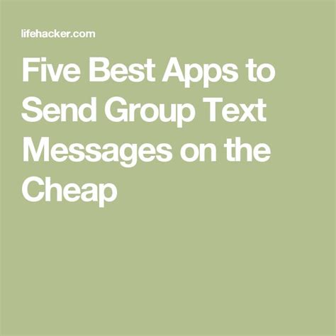 Group Text Message Service 的图像结果