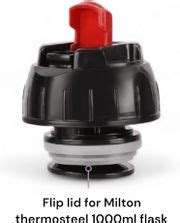 MILTON THERMOSTEEL FLIP LID BOTTLE CAP FITS AND STOPPER FITS IN 1000 ML ...