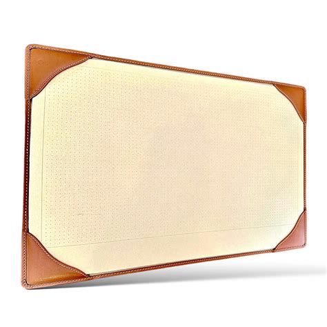A3 Vegan Leather DeskPad - Brown (Refills Available) – The Deso Project