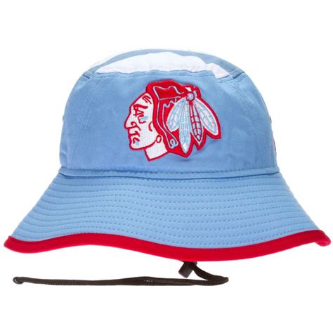 Show off your Chicago Blackhawks pride with this stylish bucket hat