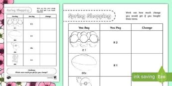 Money Worksheets | Grade 3 | South Africa - Twinkl