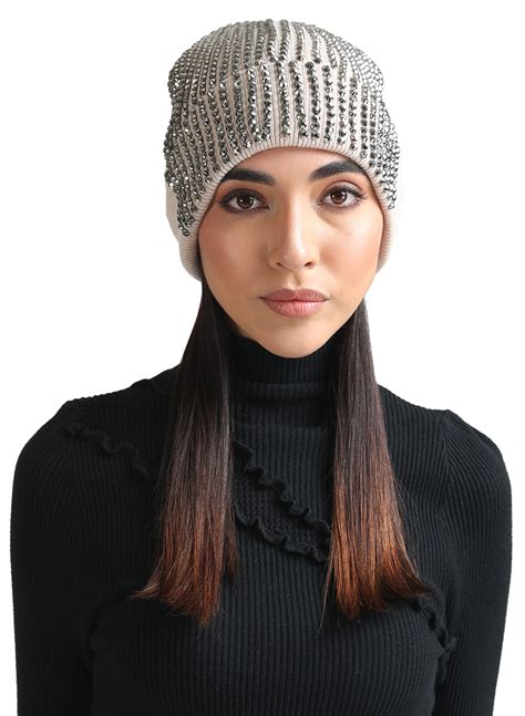 High Fashion Stone Studded Beanie – KAZO