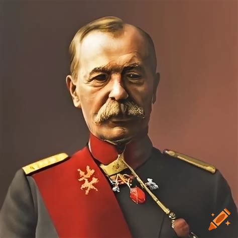 Portrait of a communist prime minister from the russian socialist ...