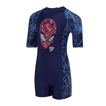Speedo Tots Marvel Spiderman Panel Print Endurance 10 High Chlorine ...
