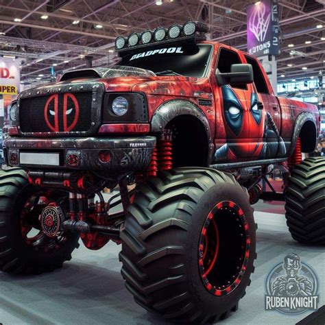 Red Monster Truck