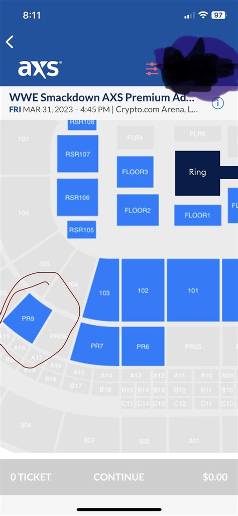 Selling an AXS Premium ticket - Hall of fame/Friday Night Smackdown ...