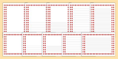 Canada Themed Page Border Pack - Canada Display Banner