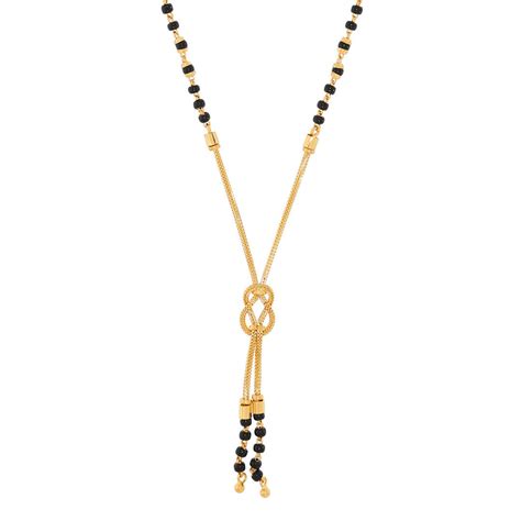 22K Gold Short Mangalsutra with Modern Flair – WHP Jewellers