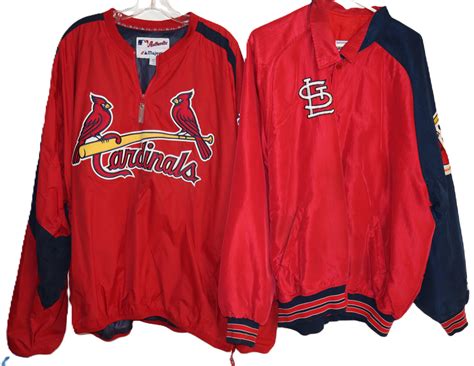 Lot - 4 Jackets & 20 St. Louis Cardinals Shirts