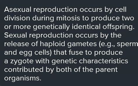 is a process of reproduction where there is shift from sexual to ...