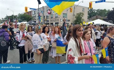 Parade during Toronto Ukrainian Festival Editorial Stock Image - Image ...
