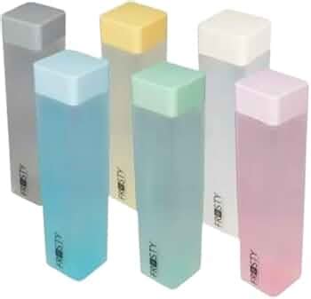 Smartgeek Frosty Plastic Food Grade Fridge Square Water Bottle with Gym ...