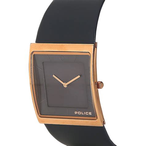 Buy Online Police Quartz Analog Blue Dial Leather Strap Watch for Men ...