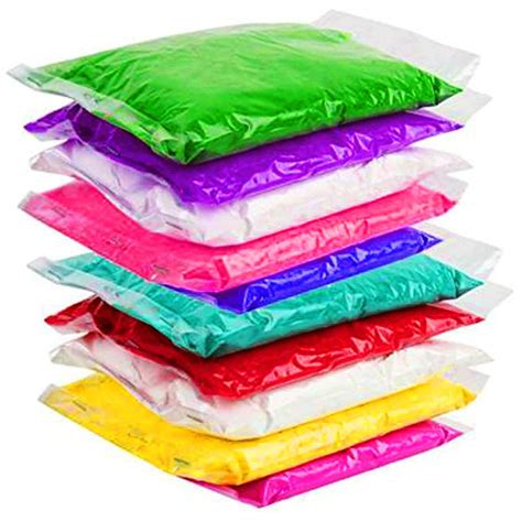 Buy SAVISON Rangoli Powder Colors 10X100Gram Packet Each Design ...