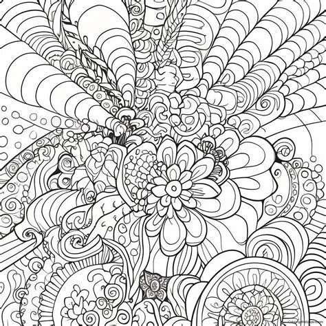 Psychedelic Aesthetic Patterns Coloring Page (16701-13163)
