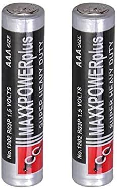ILTPL - (Pack of 2pcs) 1.5V AAA Batteries Power Extra Heavy Duty AAA ...
