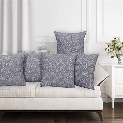 Buy INDHOME LIFE Reversible Printed Cotton Cushion Cover | Traditional ...