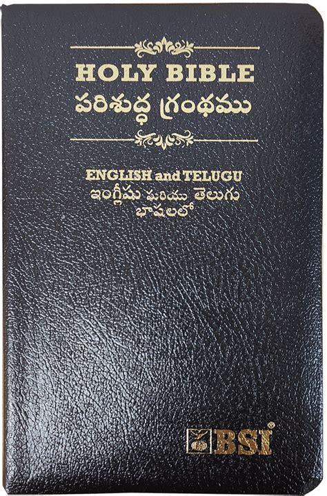 Telugu and English Parallel Bible | Telugu Englsih Diglot Bible | Telu ...