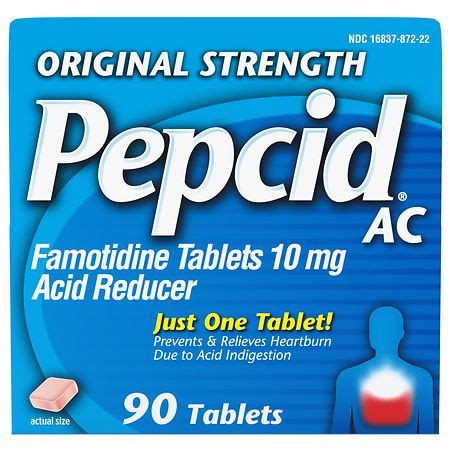Pepcid AC Original Strength Heartburn Prevention & Relief | Walgreens