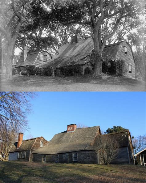 The Fairbanks House in Dedham, Massachusetts is the oldest known wood ...
