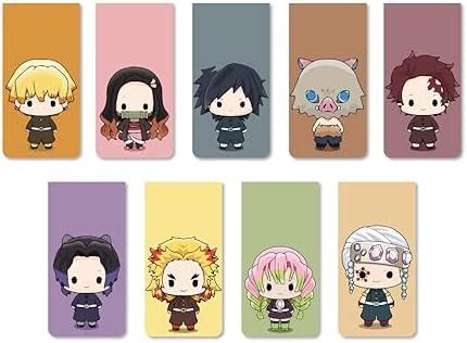 Anime Bookmarks Pack of 5 Decorative Bookmarks - Best Anime Gift for ...