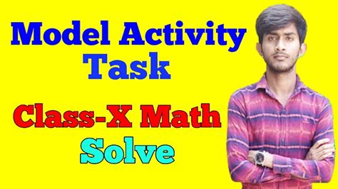 Model Activity Task Math Part 1 Class 10 的图像结果