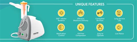 MIEVIDA Mi-HALE 59 Compressor Nebulizer for Child & Adult with Medi ...