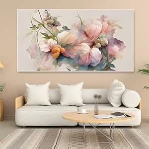 DEKORSTATION Canvas Painting for Wall Decoration Art Prints Pink ...