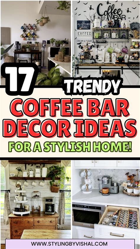 17 Trendy Coffee Bar Decor Ideas for a Stylish Home! – stylingbyvishal.com