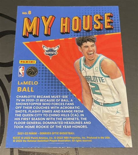 Yahoo!オークション - Panini NBA LAMELO BALL ラメロ・ボール MY HOUS...