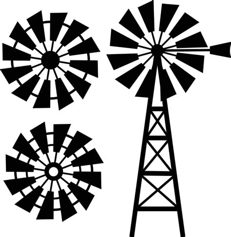 Farm Windmill Clip Art