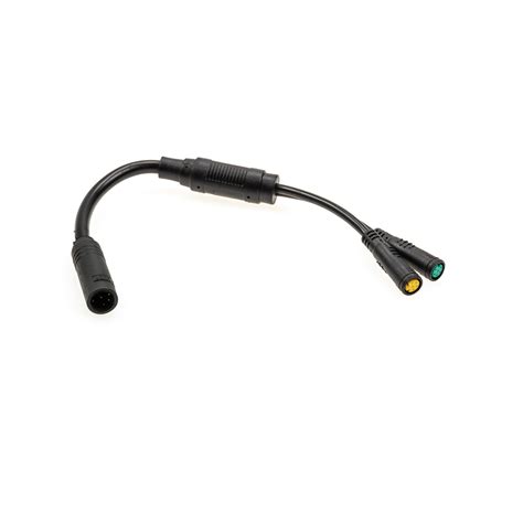 E Bike Steuer Kabel JULET Y-Kabel 8-Polig auf 3-Polig (gelb) und 5-Po ...