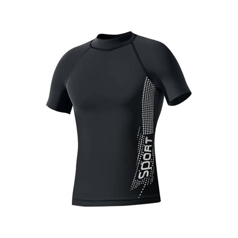 Round Neck Active Wear Men T-Shirt | Dri fit T-Shirt for Men | Black